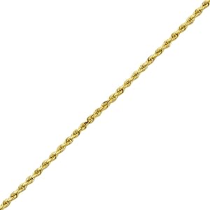 アクセサリー 10K Gold Rope Necklace 56cm 2mm 10K Gold Rope Chain Gold Rope Chain Necklace 2mm 2.2mm 2.6mm